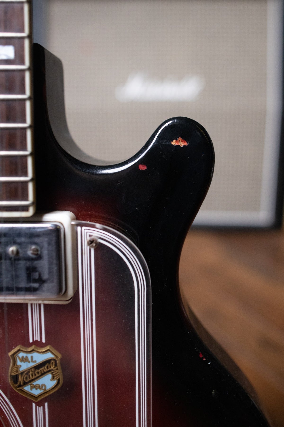 1964 National Val Pro 82 Electric Guitar - Red Burst