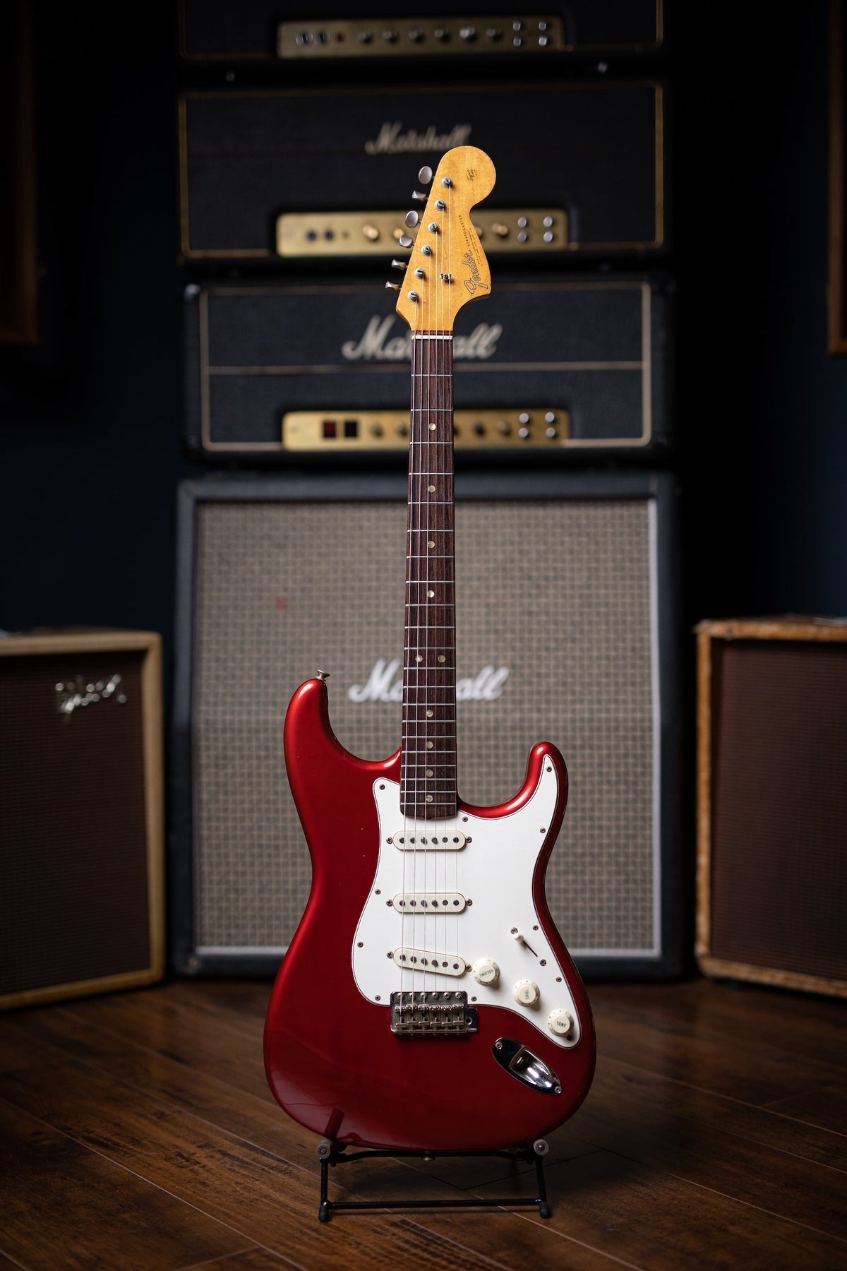 1966 Fender Stratocaster Electric Guitar - Candy Apple Red