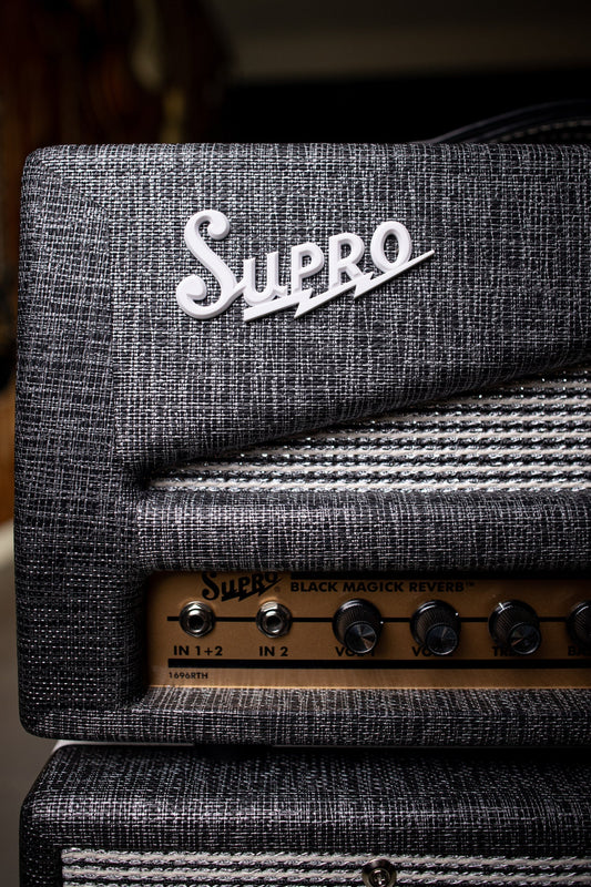 Supro 1696RTH Black Magick Reverb 25-watt Class A Tube Head