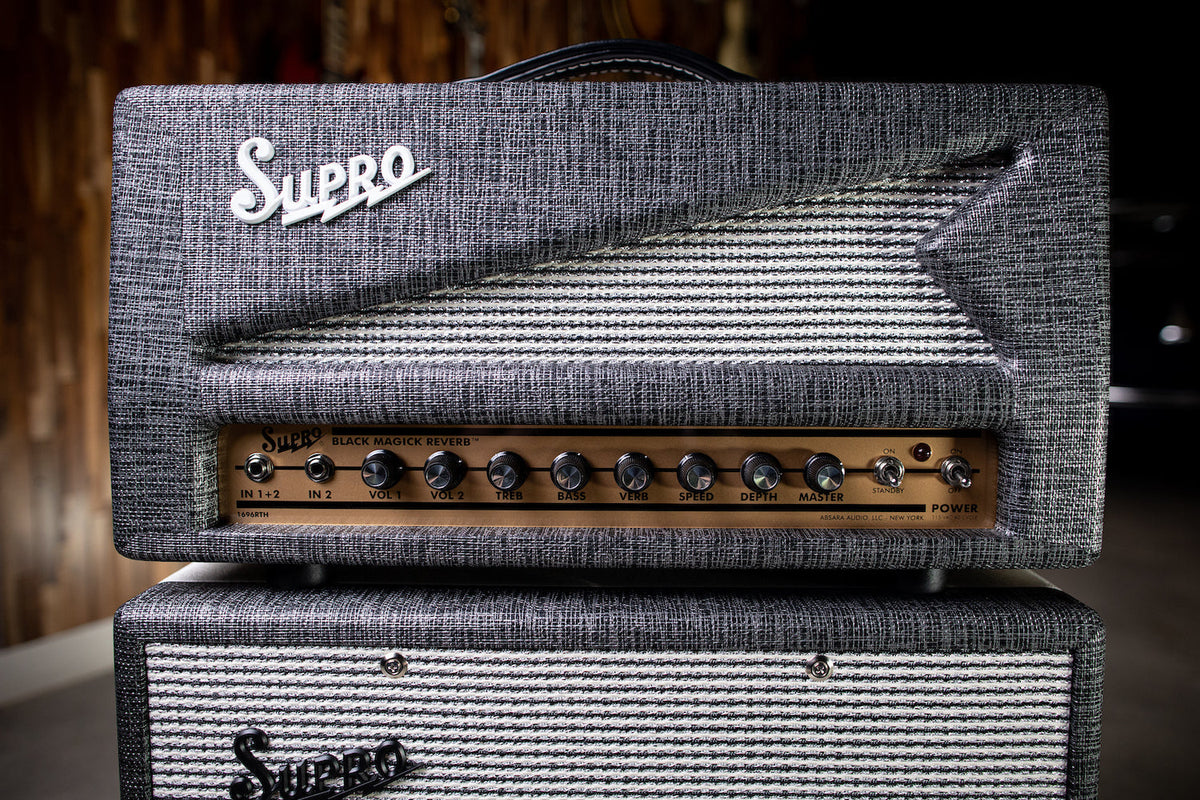 Supro 1696RTH Black Magick Reverb 25-watt Class A Tube Head