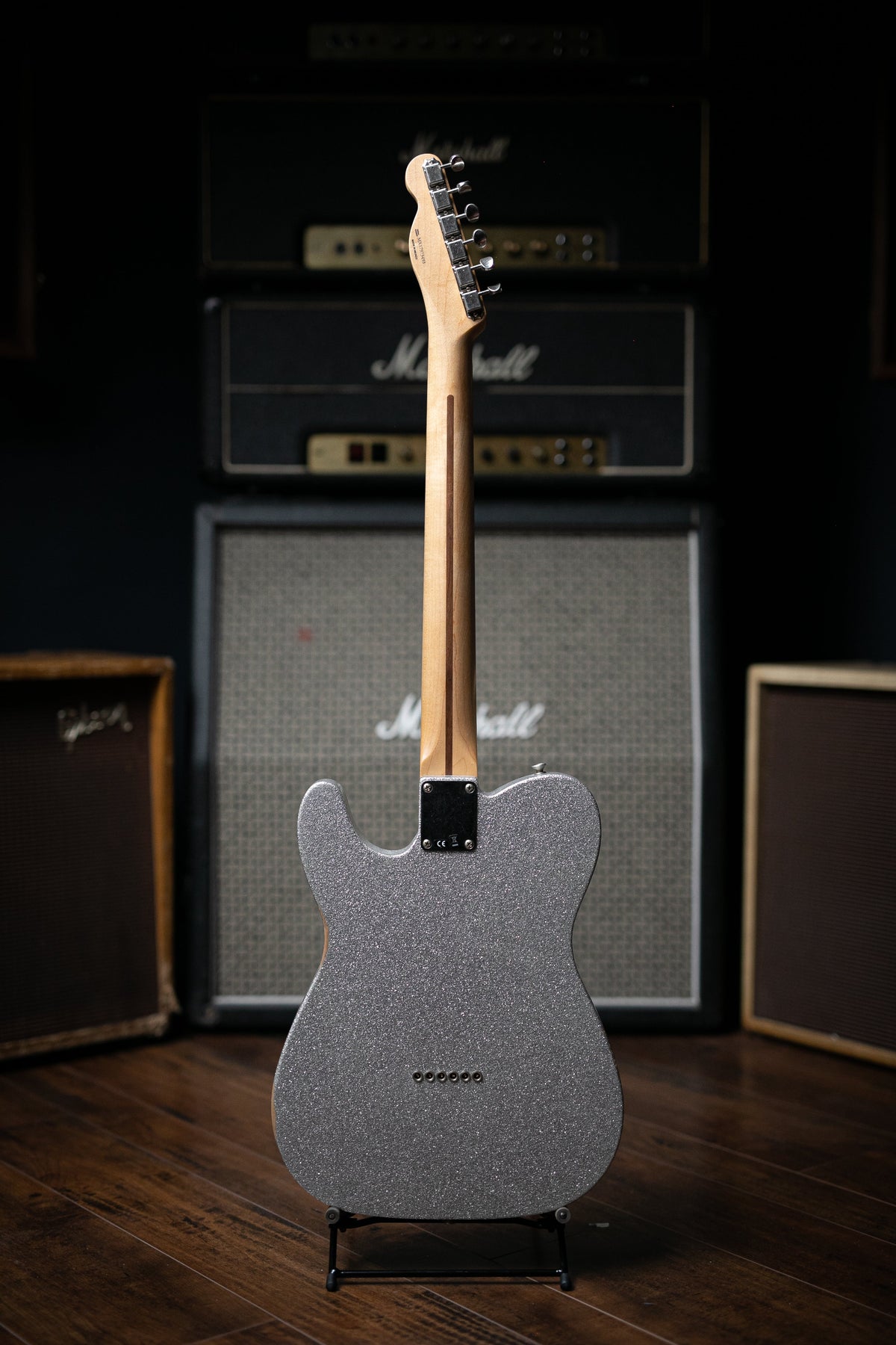 Fender Brad Paisley Road Worn Telecaster Electric Guitar - Silver Sparkle