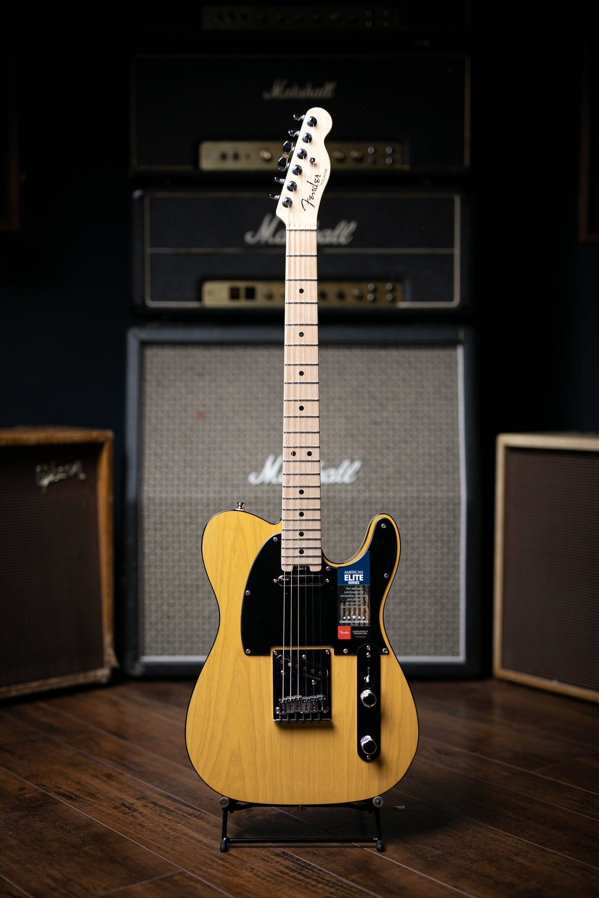 Fender American Elite Telecaster Electric Guitar - Butterscotch Blonde