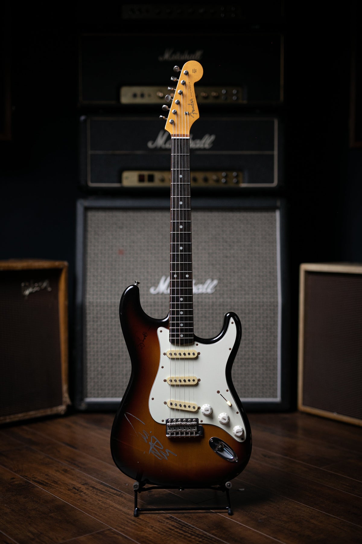1990’s Fender Stratocaster Electric Guitar [Signed by Cream] - Sunburst