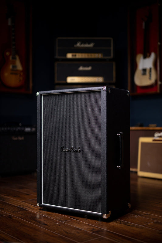 Pre-Order: Two-Rock 12-65B 2x12 Extension Cabinet - Black Bronco, Black Matrix Grill Cloth