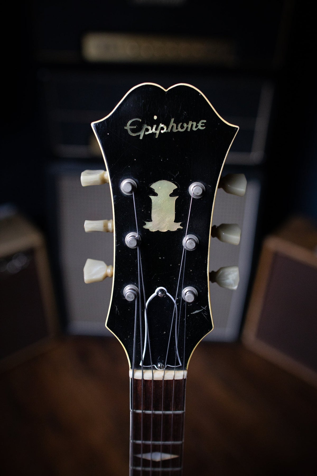 1964 Epiphone Triumph Electric Guitar - Tinted Dark Natural