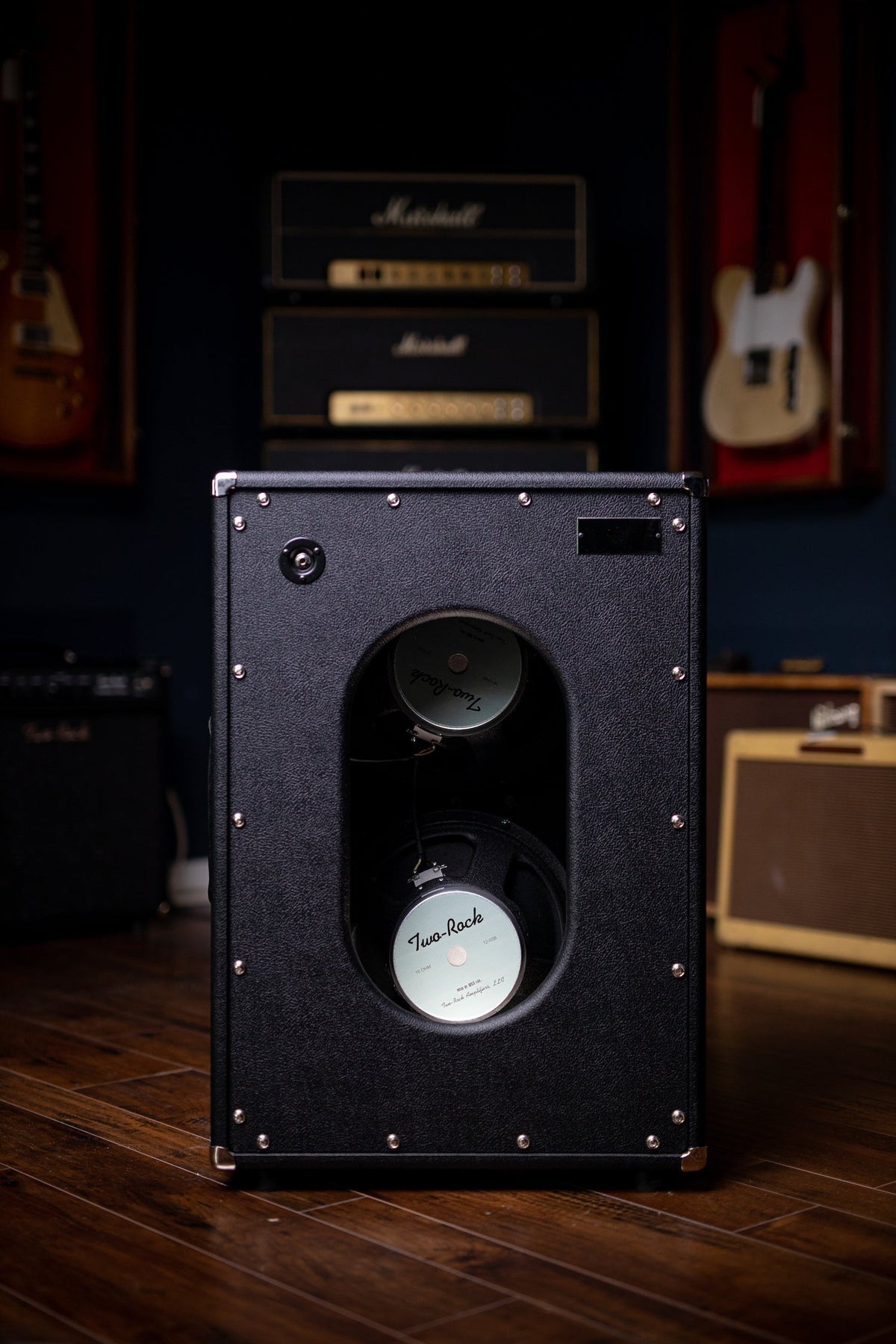 Pre-Order: Two-Rock 12-65B 2x12 Extension Cabinet - Black Bronco, Black Matrix Grill Cloth