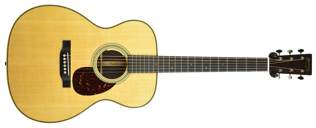 Martin OM-28E Acoustic-Electric Guitar in Natural 2412375