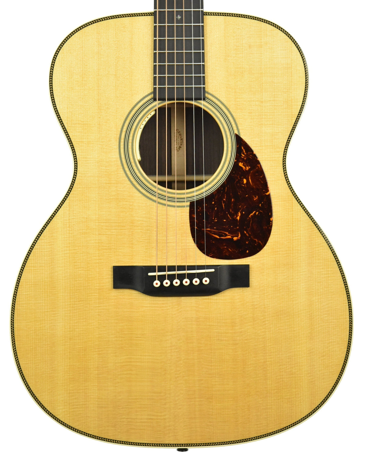 Martin OM-28E Acoustic-Electric Guitar in Natural 2412375
