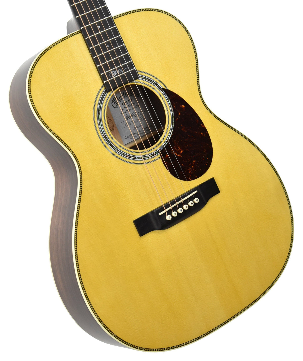 Martin OMJM John Mayer Signature Acoustic Guitar in Natural 2377908