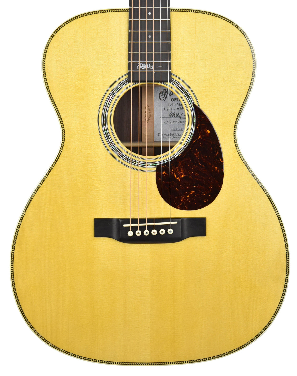 Martin OMJM John Mayer Signature Acoustic Guitar in Natural 2377908