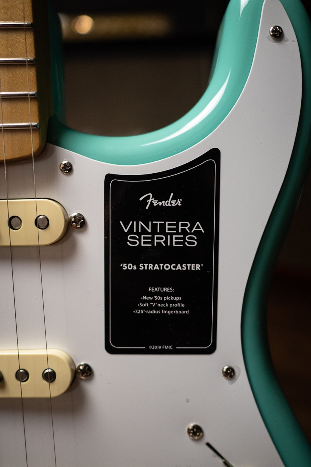 Fender Vintera '50s Stratocaster Electric Guitar - Seafoam Green