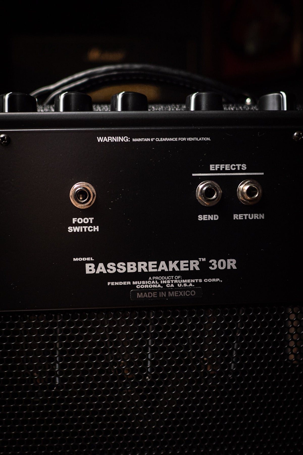 Fender Bassbreaker 30R 120V Combo Amplifier