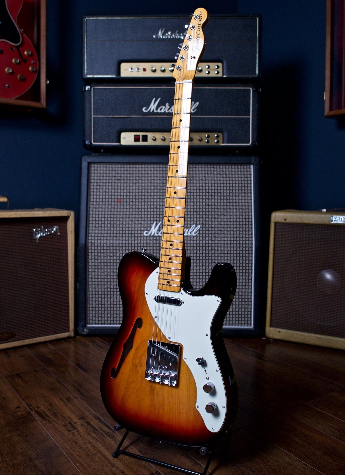 Fender American Original 60's Telecaster Thinline Electric Guitar - 3 Color Sunburst