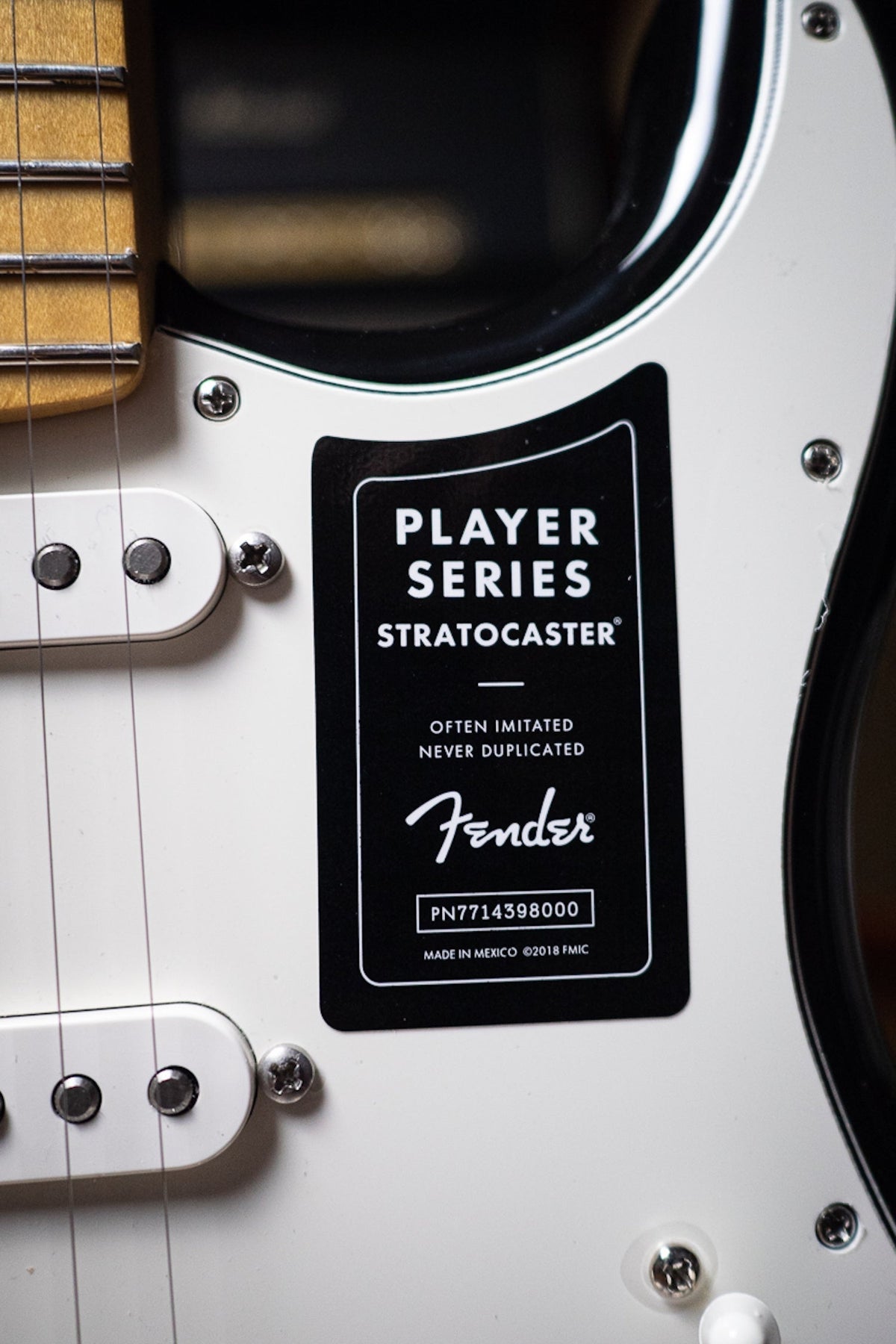 Fender Player Stratocaster Electric Guitar - Black
