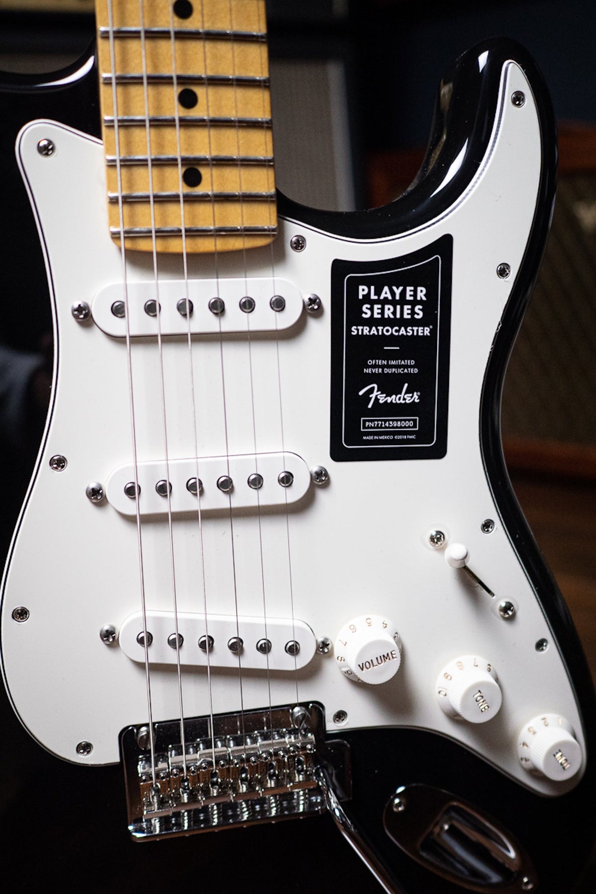 Fender Player Stratocaster Electric Guitar - Black