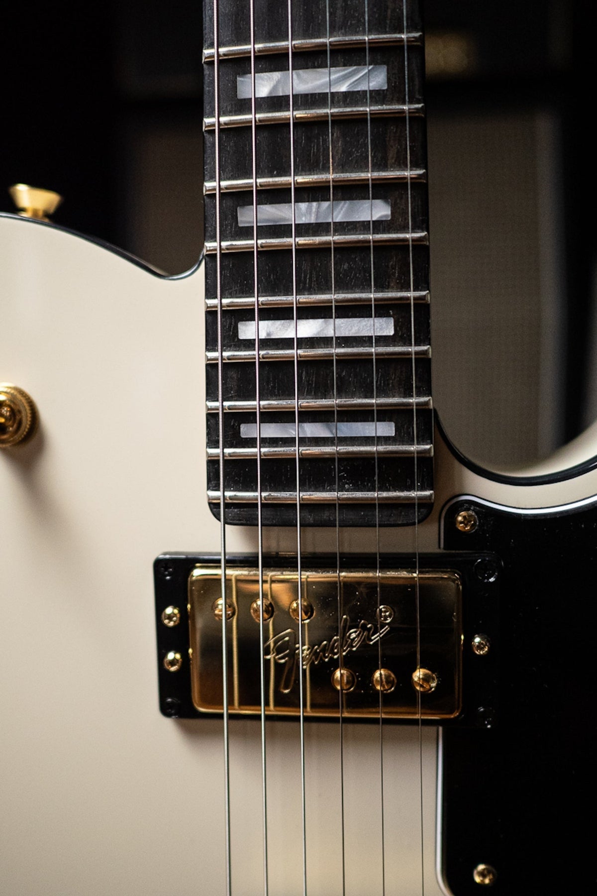 Fender Parallel Universe Volume II Troublemaker Telecaster Deluxe Electric Guitar - Olympic White