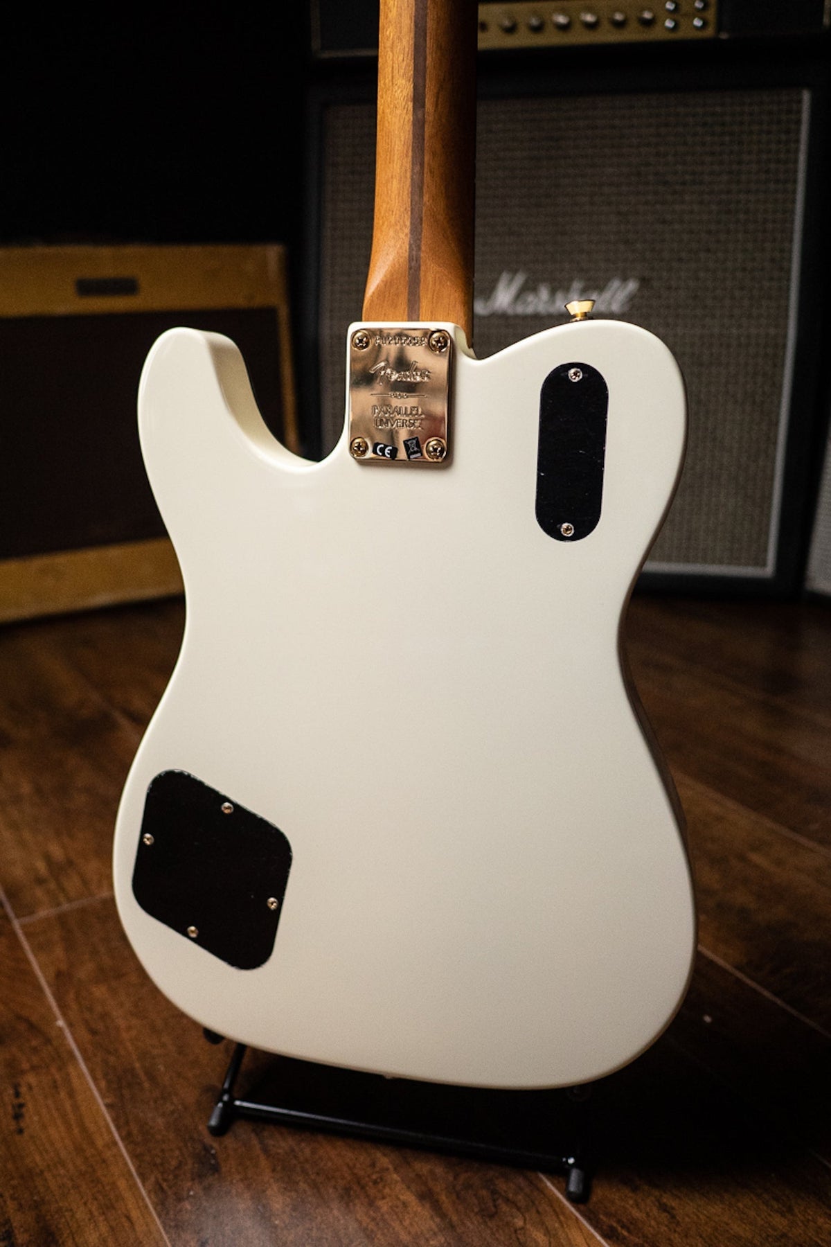 Fender Parallel Universe Volume II Troublemaker Telecaster Deluxe Electric Guitar - Olympic White