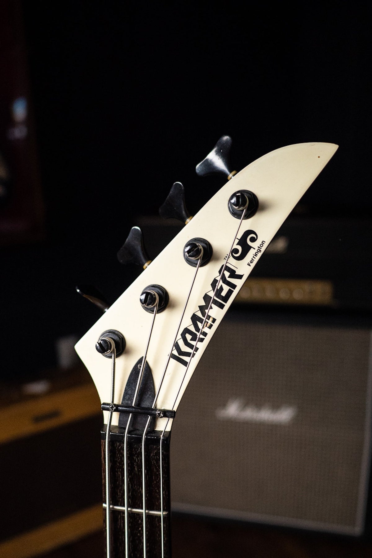1980s Kramer Ferrington Bass - White