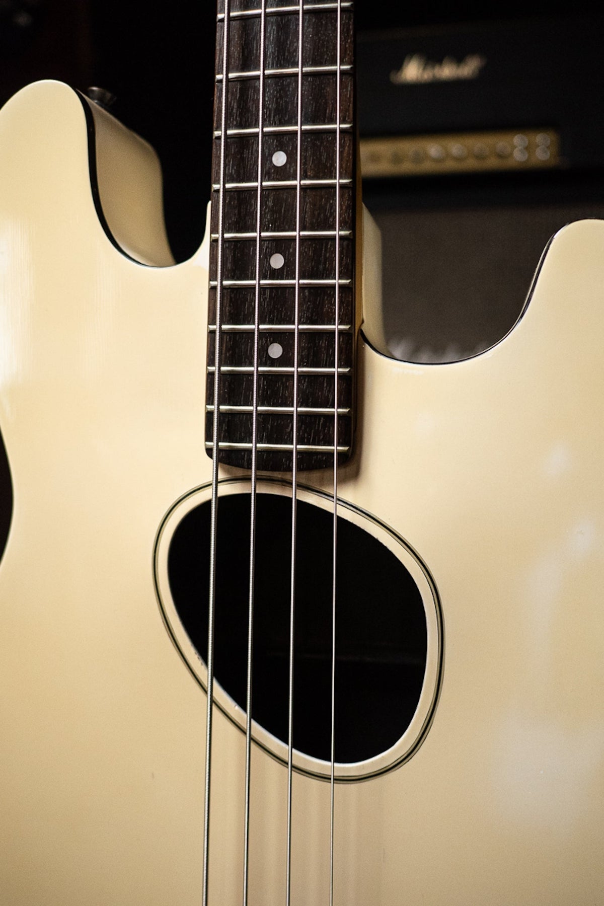 1980s Kramer Ferrington Bass - White