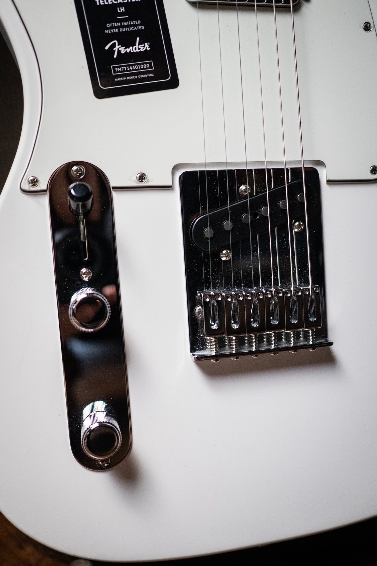 Fender Player Series Telecaster Left Handed Electric Guitar - Polar White
