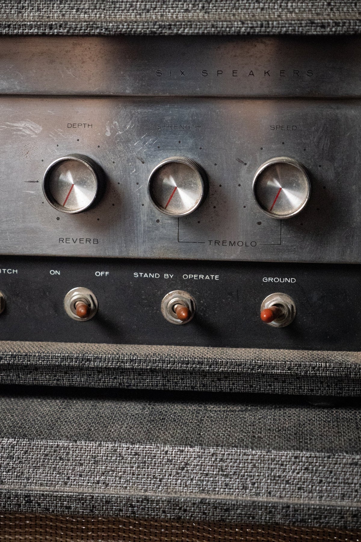 1965 Silvertone Model 1485 Head and Cabinet