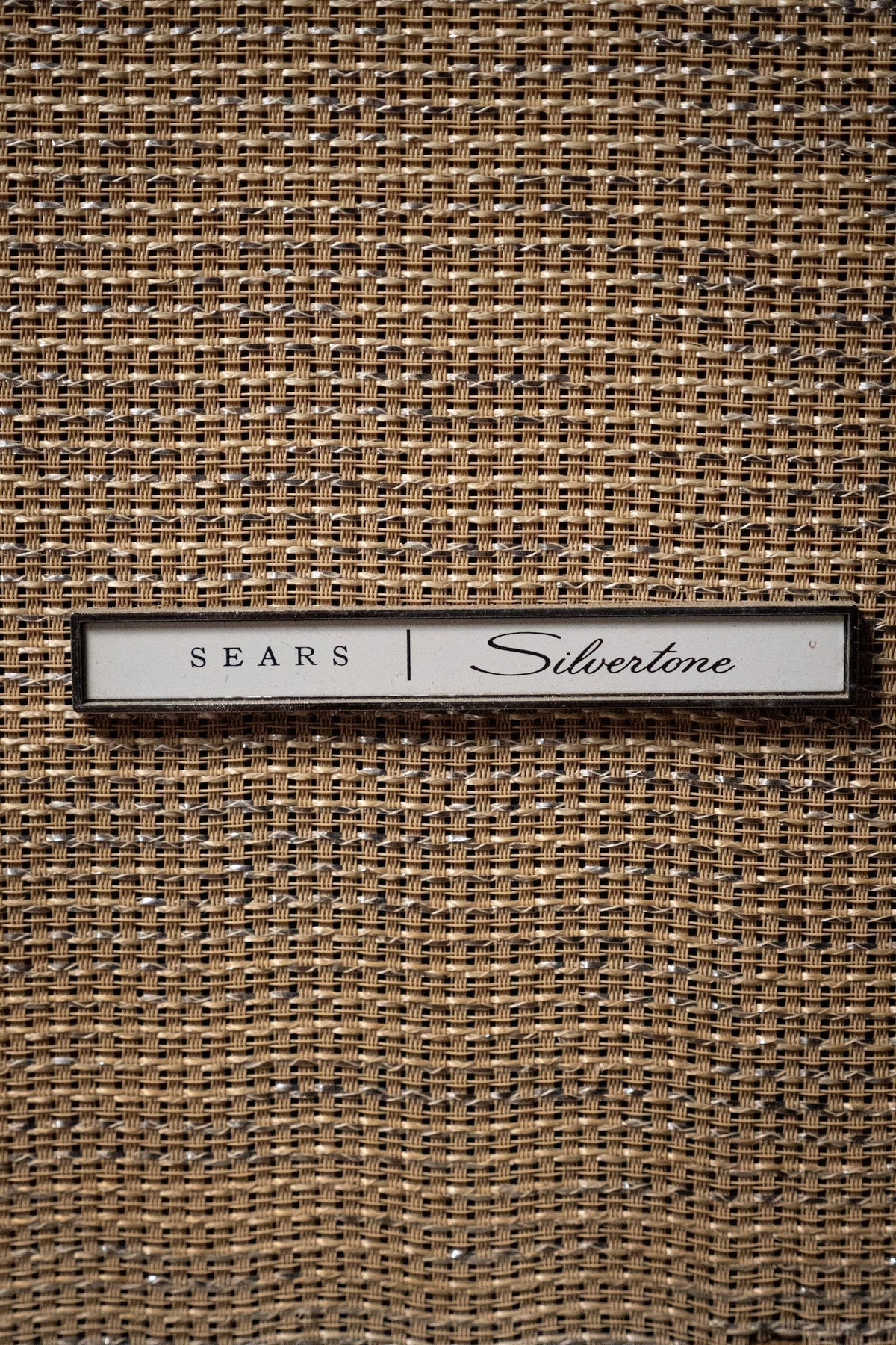 1965 Silvertone Model 1485 Head and Cabinet