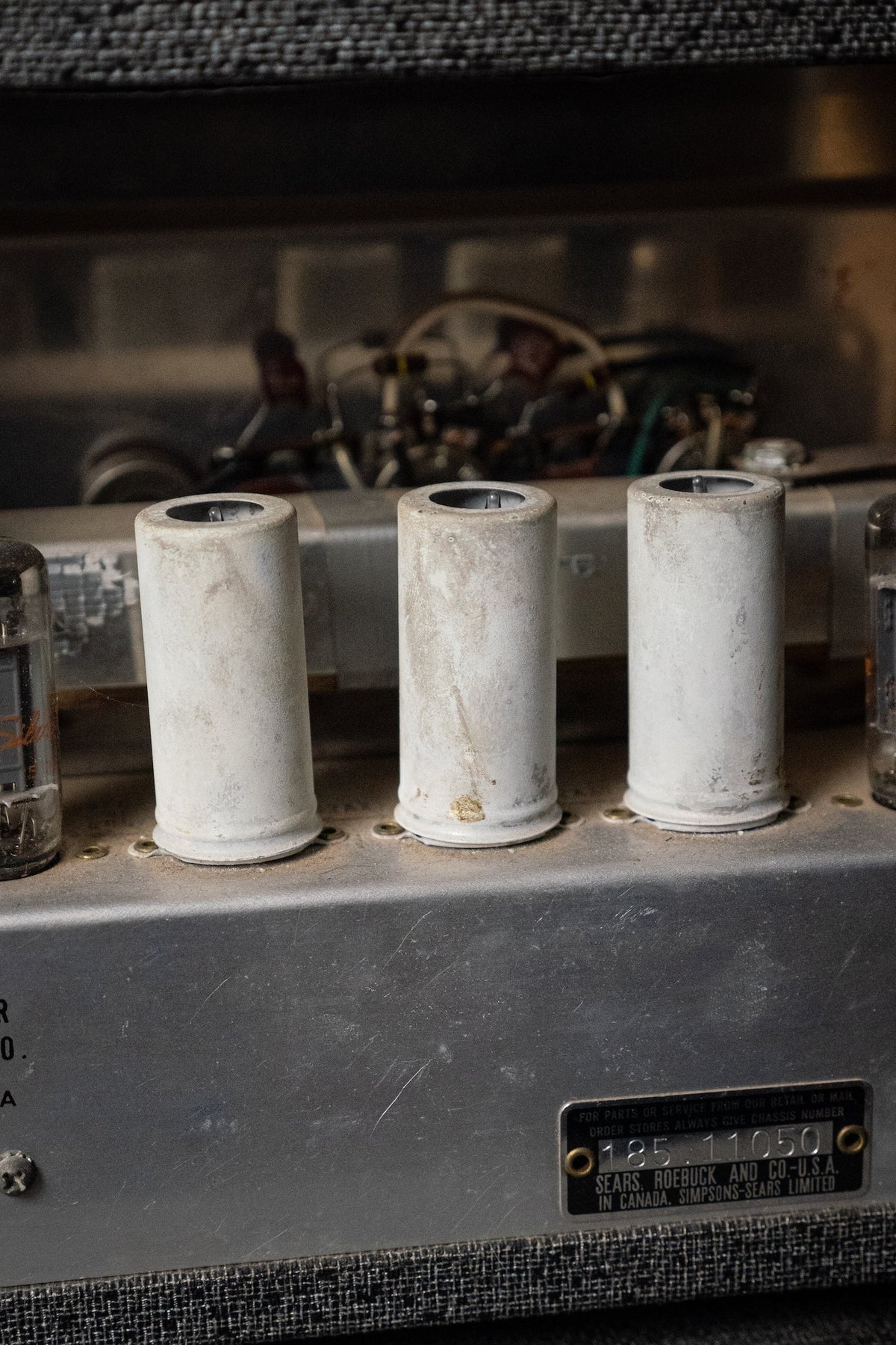 1965 Silvertone Model 1485 Head and Cabinet