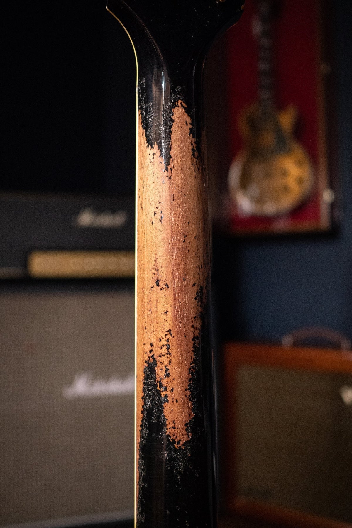 Gibson Custom Shop Murphy Lab 1957 Les Paul Custom 3 Pickup Ultra Heavy Aged - Ebony