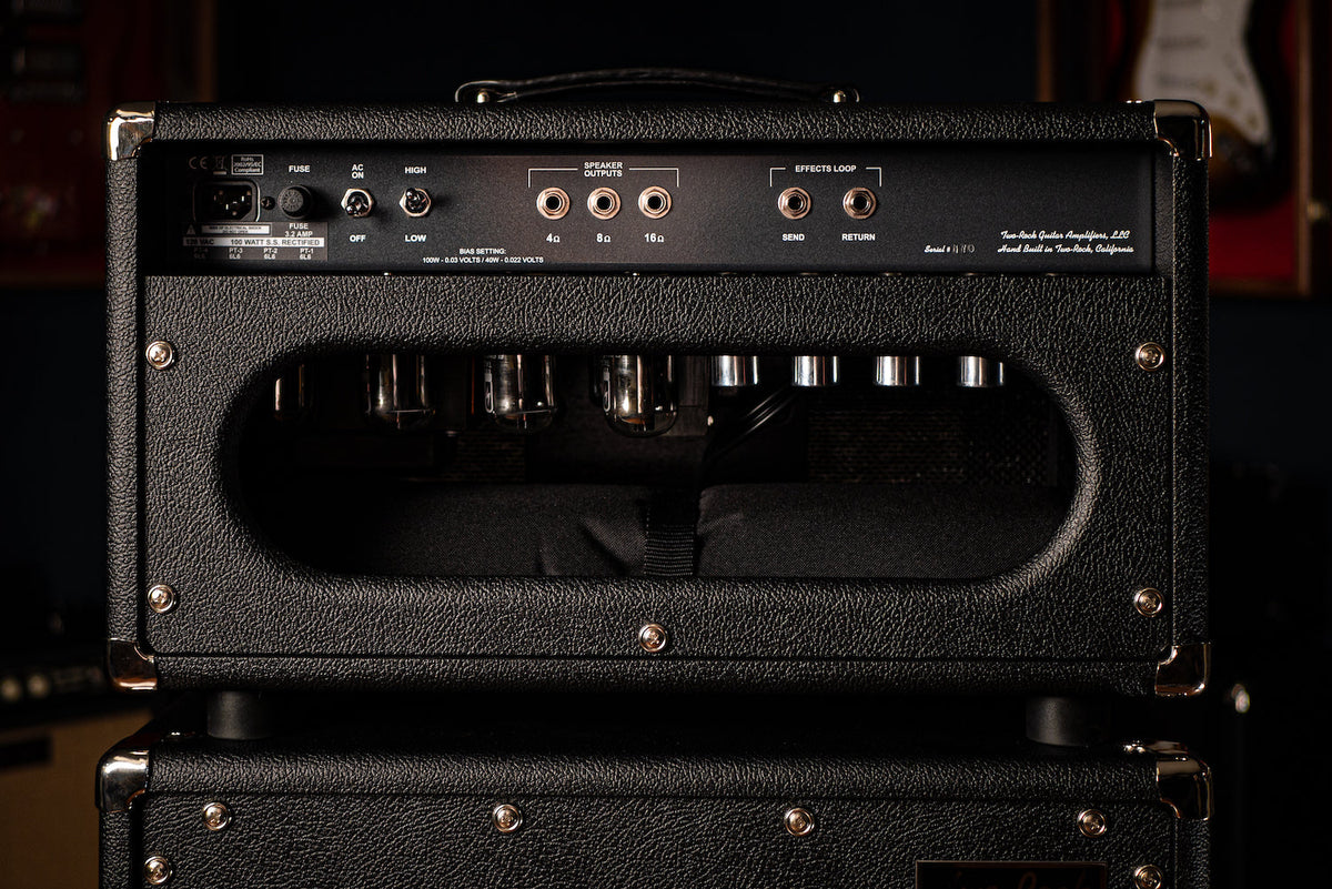 Pre-Order: Two-Rock Traditional Clean 100/50 Watt Tube Head - Black Tolex