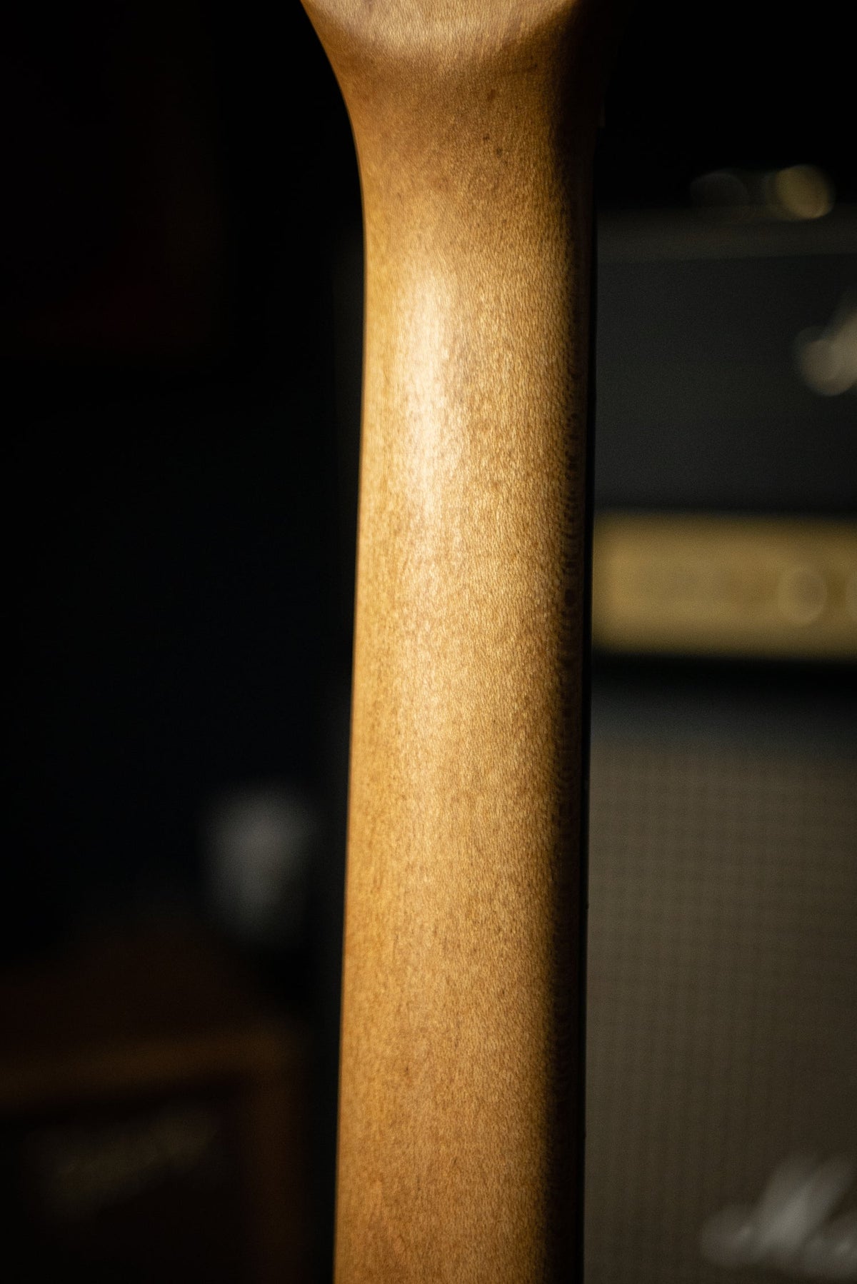 Used BaddAss Purple Heart Teak Bass