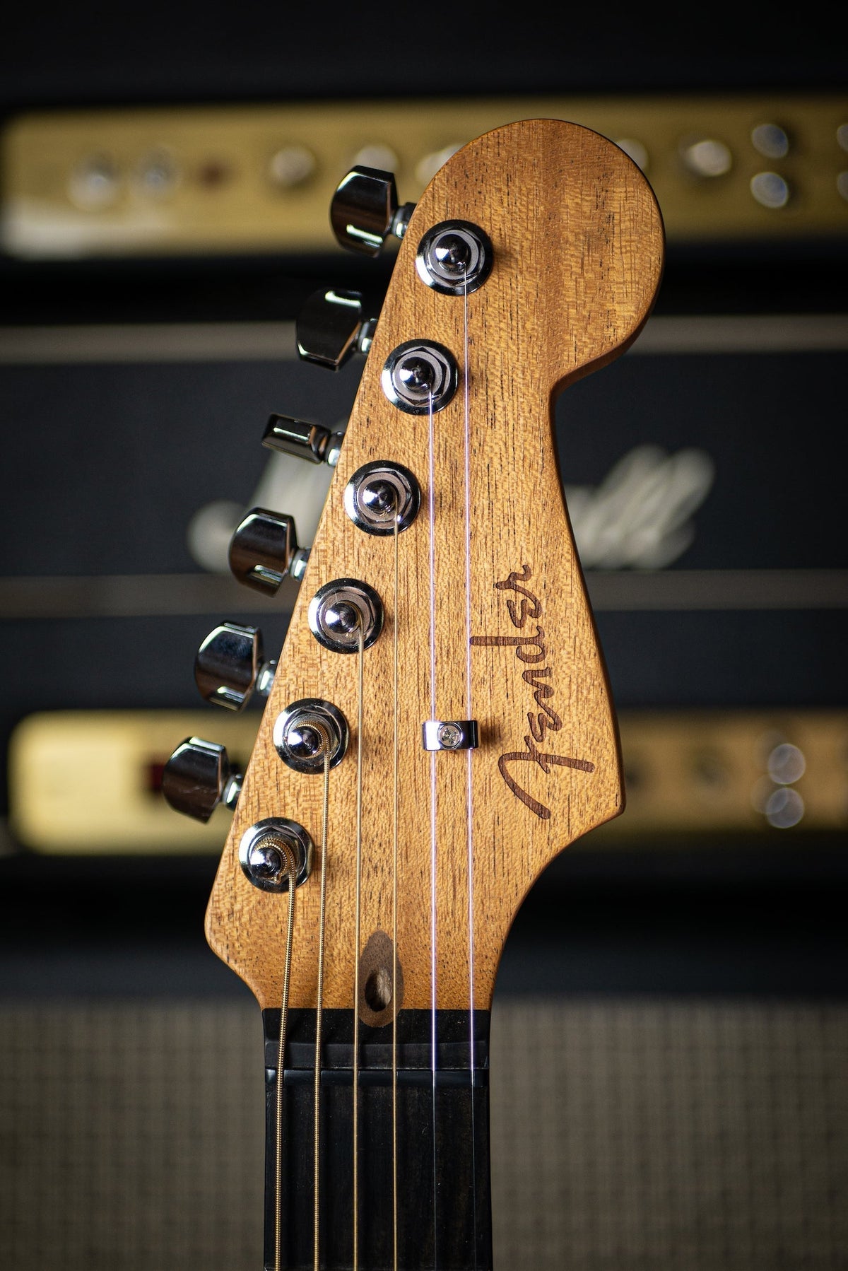 Fender American Acoustasonic Stratocaster Electric Guitar - 3 Color Sunburst