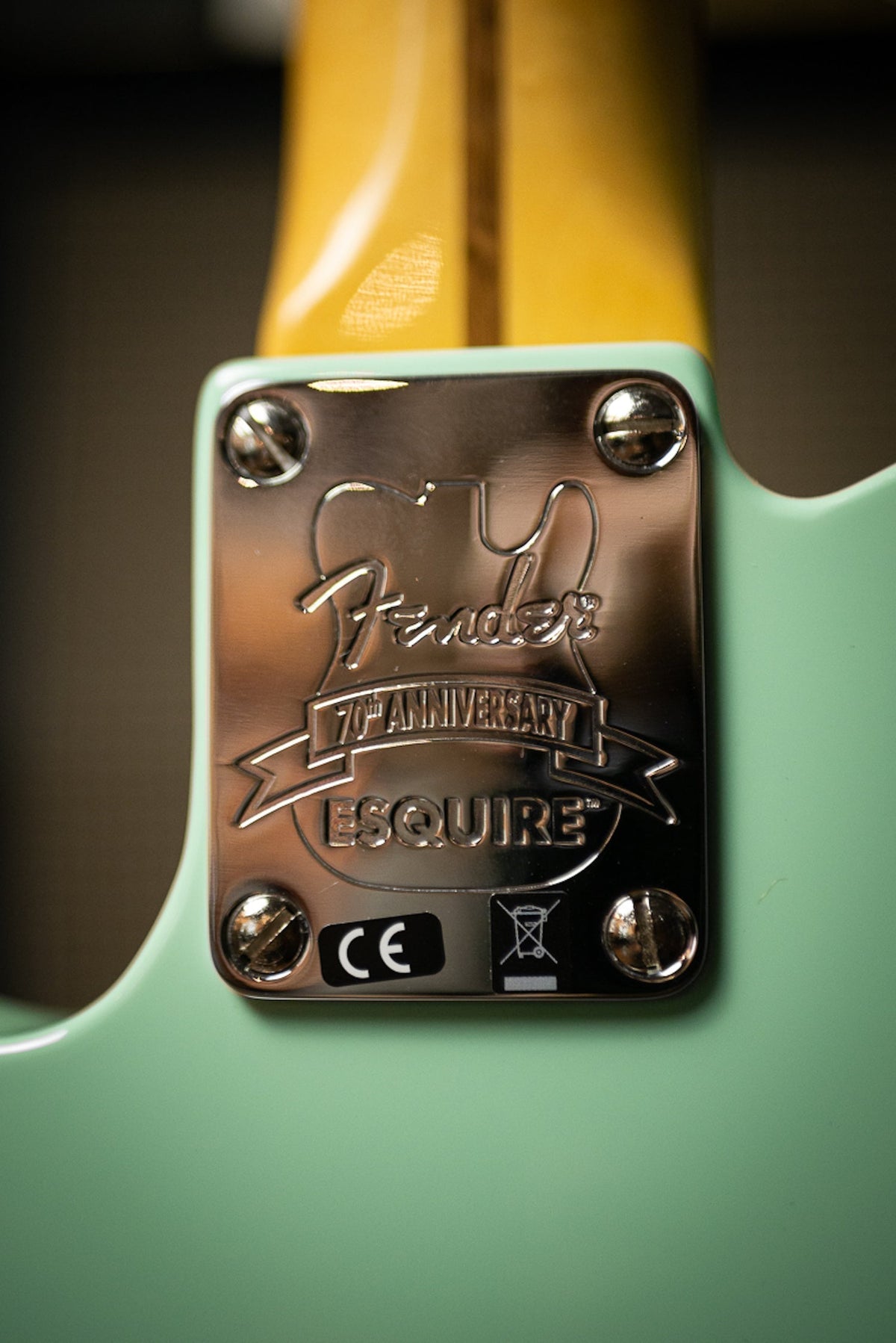 Fender 70th Anniversary Esquire Electric Guitar - Seafoam Green