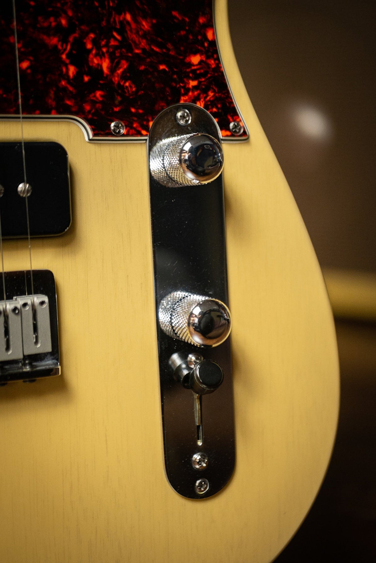 1994 Fender Custom Shop Telecaster Jr. Electric Guitar - TV Yellow