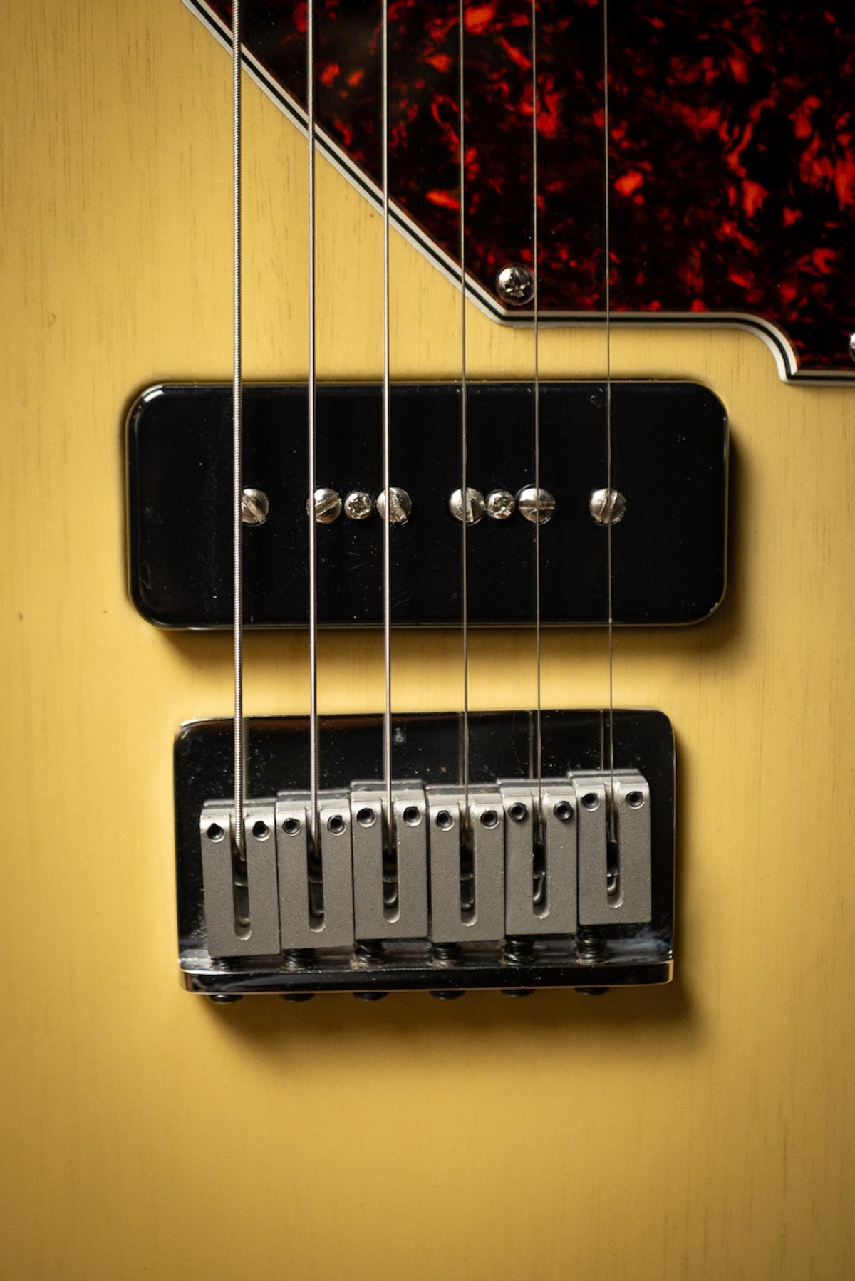 1994 Fender Custom Shop Telecaster Jr. Electric Guitar - TV Yellow
