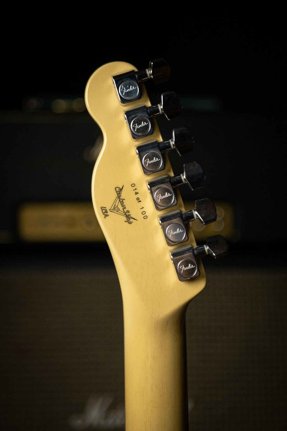 1994 Fender Custom Shop Telecaster Jr. Electric Guitar - TV Yellow