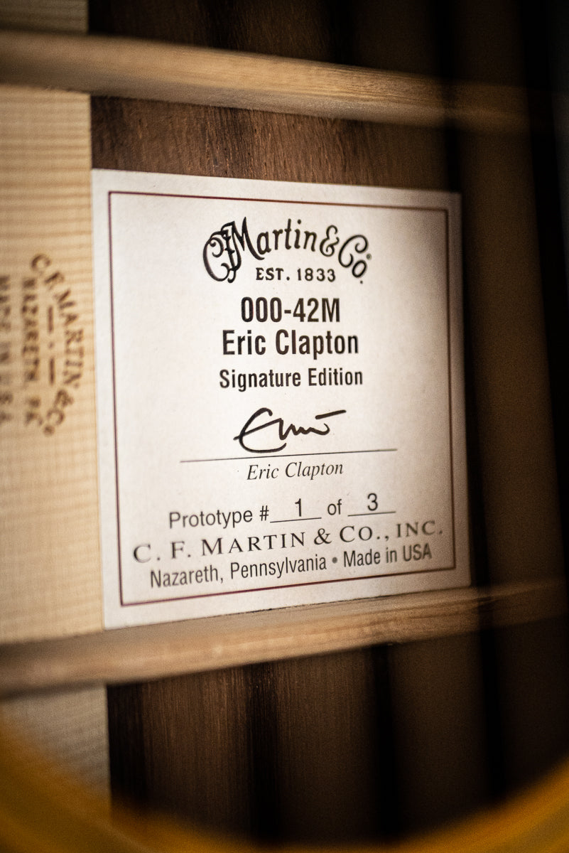 2007 Martin Eric Clapton 000-42M Limited Edition Prototype 1 Acoustic Guitar