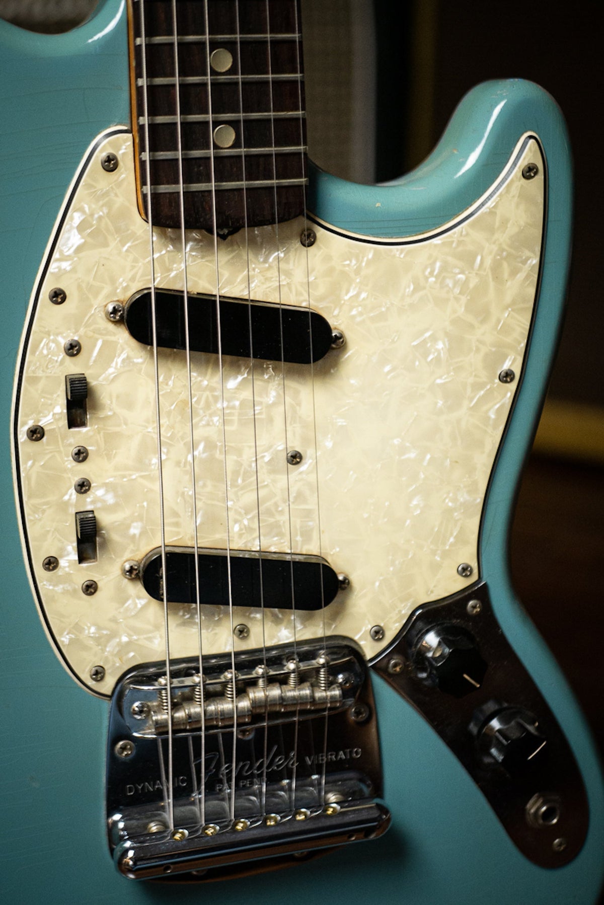 1967 Fender Mustang Electric Guitar - Daphne Blue