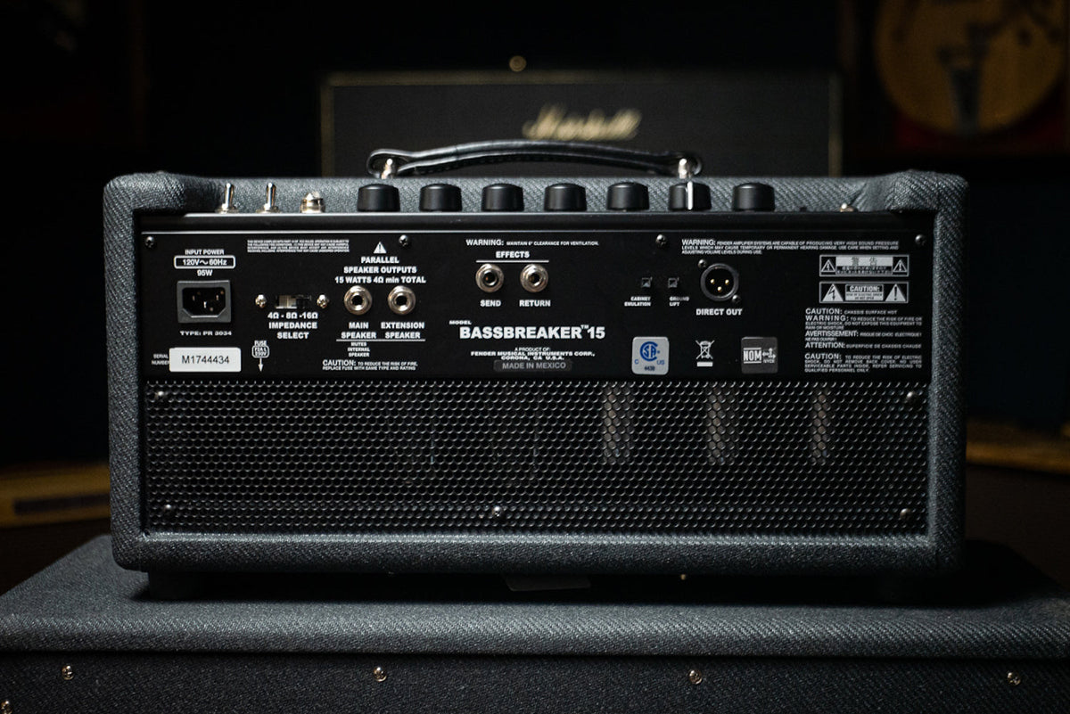 Fender Bassbreaker 15 Head 15-watt Amp Head - Grey Tweed