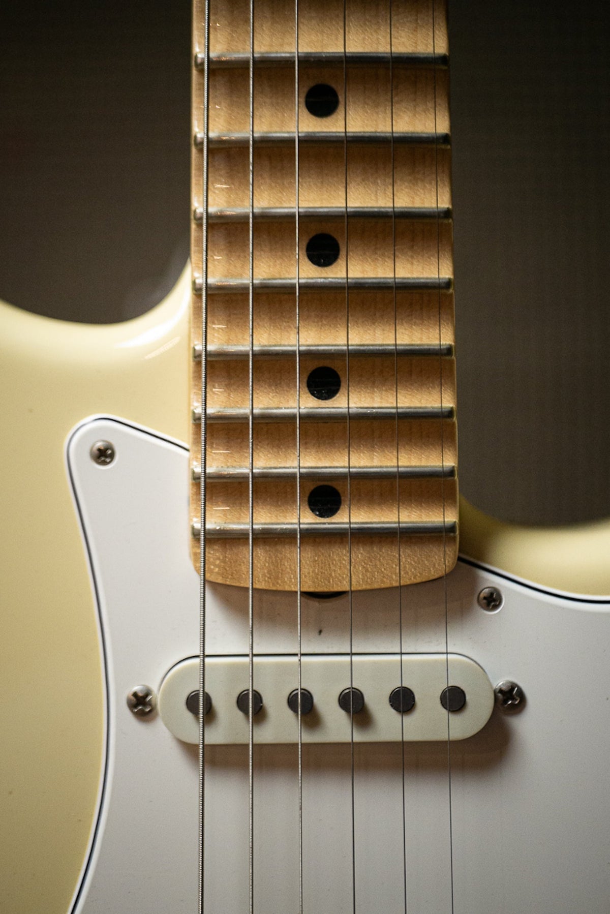 Fender Stratocaster Yngwie Malmsteen Owned / Custom Spec'd 1968 Maple Cap John Cruz Masterbuilt Electric Guitar - Vintage White