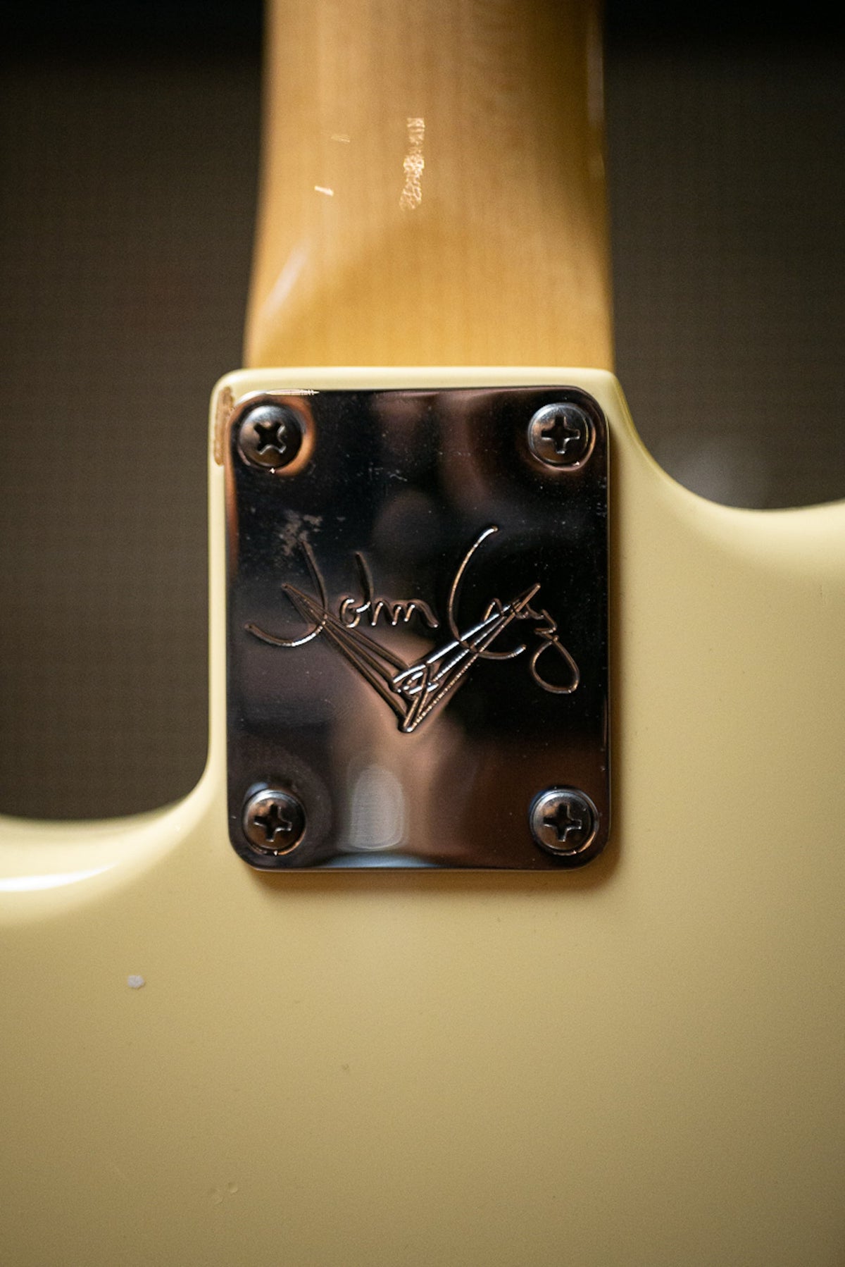 Fender Stratocaster Yngwie Malmsteen Owned / Custom Spec'd 1968 Maple Cap John Cruz Masterbuilt Electric Guitar - Vintage White