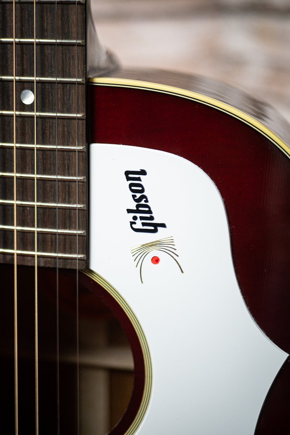 Gibson 60's J-45 Original (no pickup) Acoustic Guitar - Wine Red