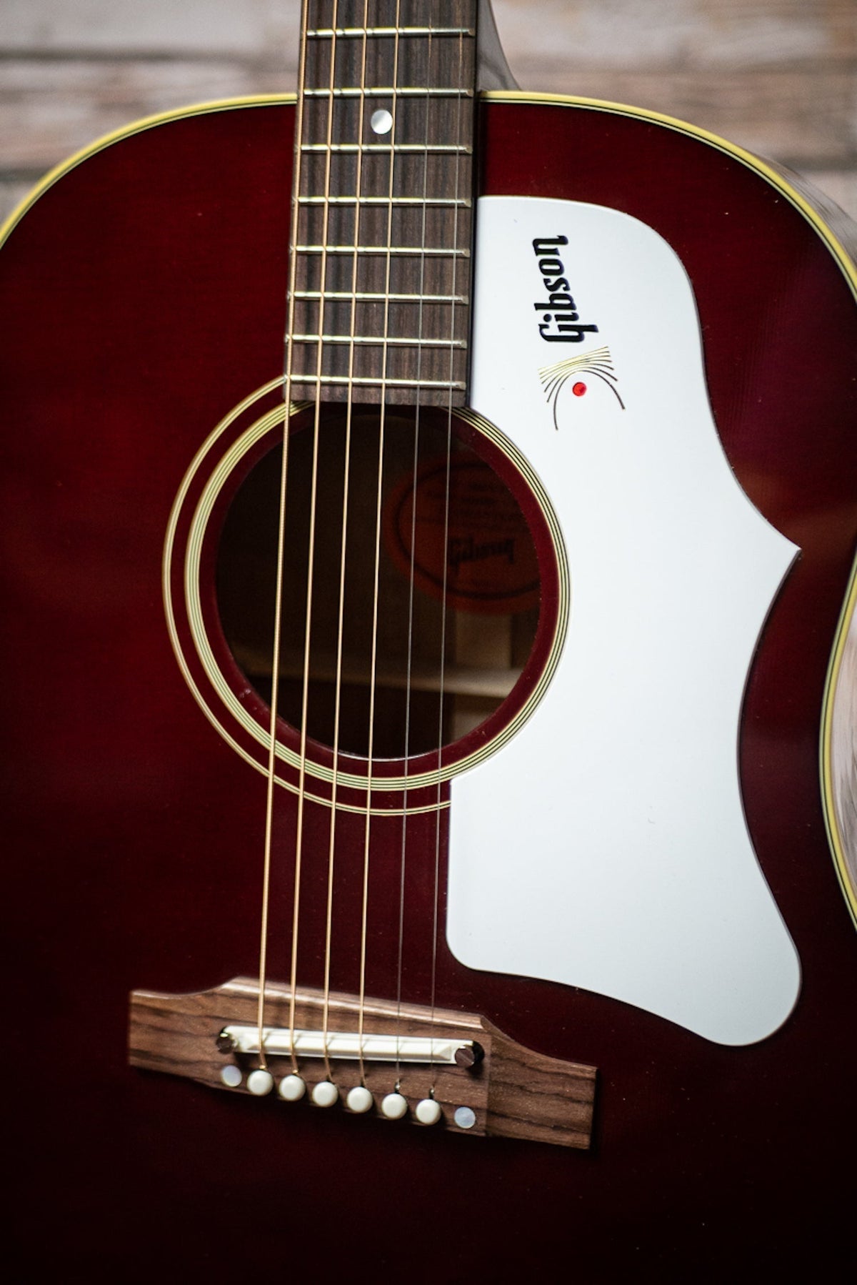 Gibson 60's J-45 Original (no pickup) Acoustic Guitar - Wine Red