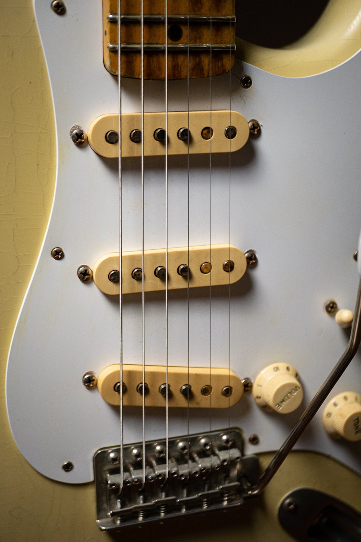 Walt Grace Customs S-Type 1957 Aged Electric Guitar - Blonde
