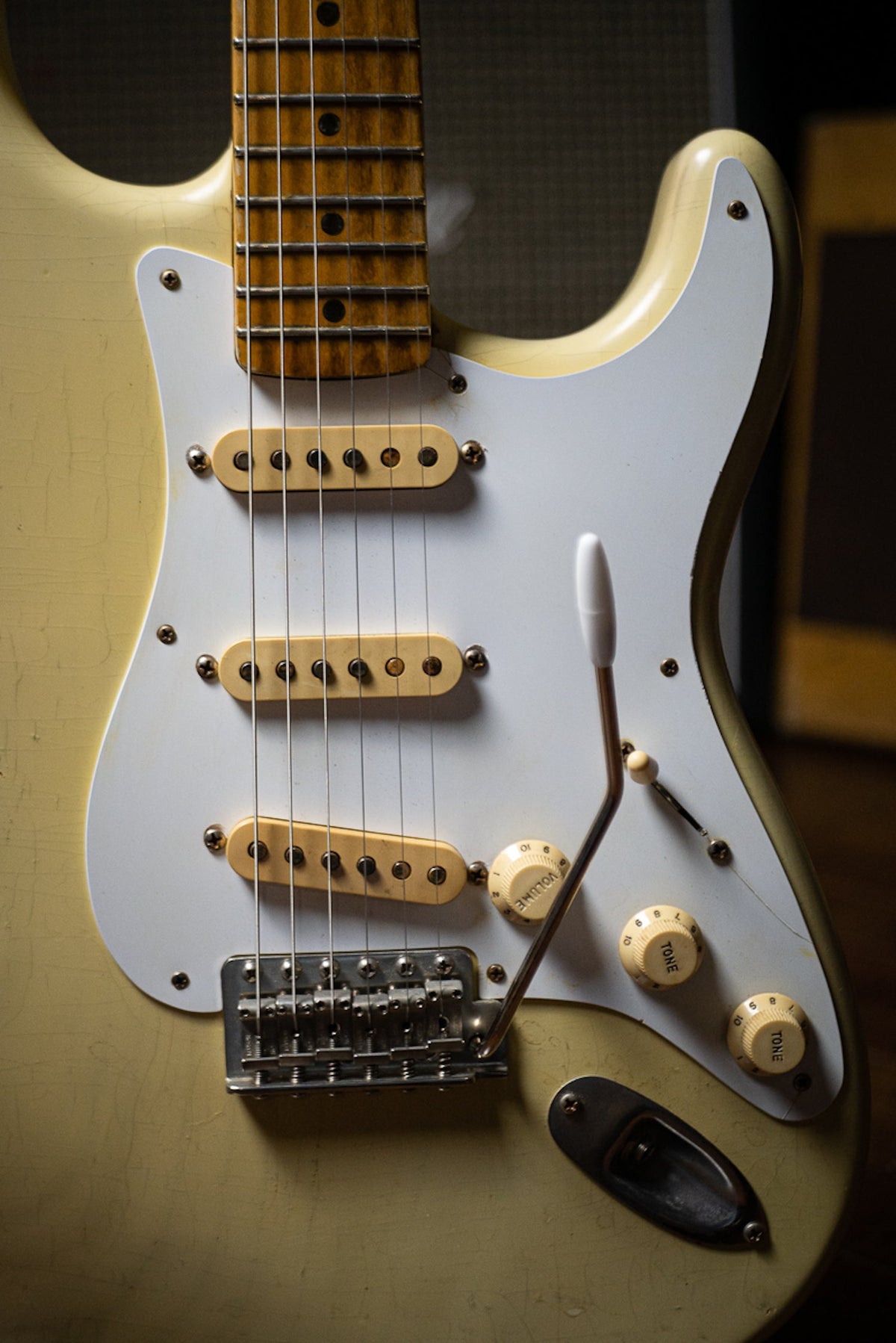Walt Grace Customs S-Type 1957 Aged Electric Guitar - Blonde
