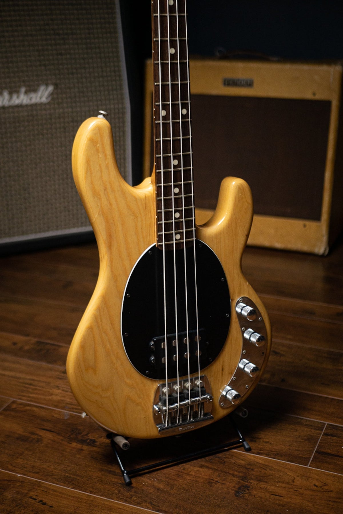 1993 Musicman Stingray 4 String Electric Bass - Natural