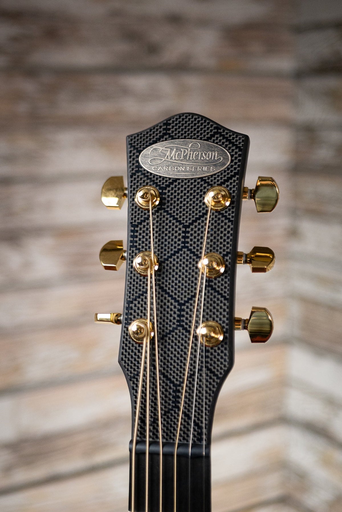 McPherson Sable Carbon Acoustic-Electric Guitar - Honeycomb w/ Gold Headstock