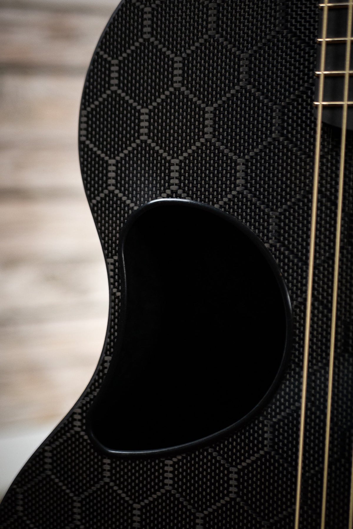 McPherson Sable Carbon Acoustic-Electric Guitar - Honeycomb w/ Gold Headstock