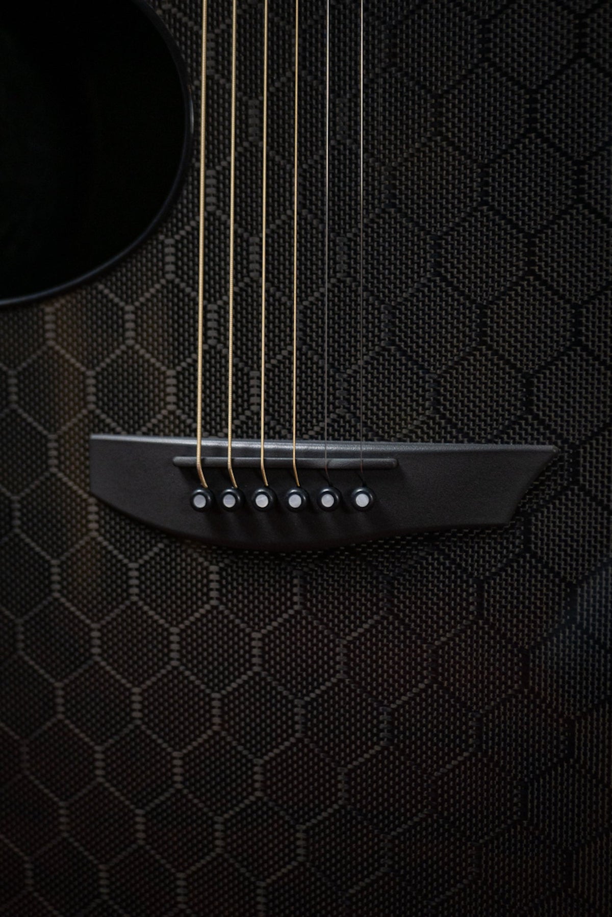 McPherson Sable Carbon Acoustic-Electric Guitar - Honeycomb w/ Gold Headstock