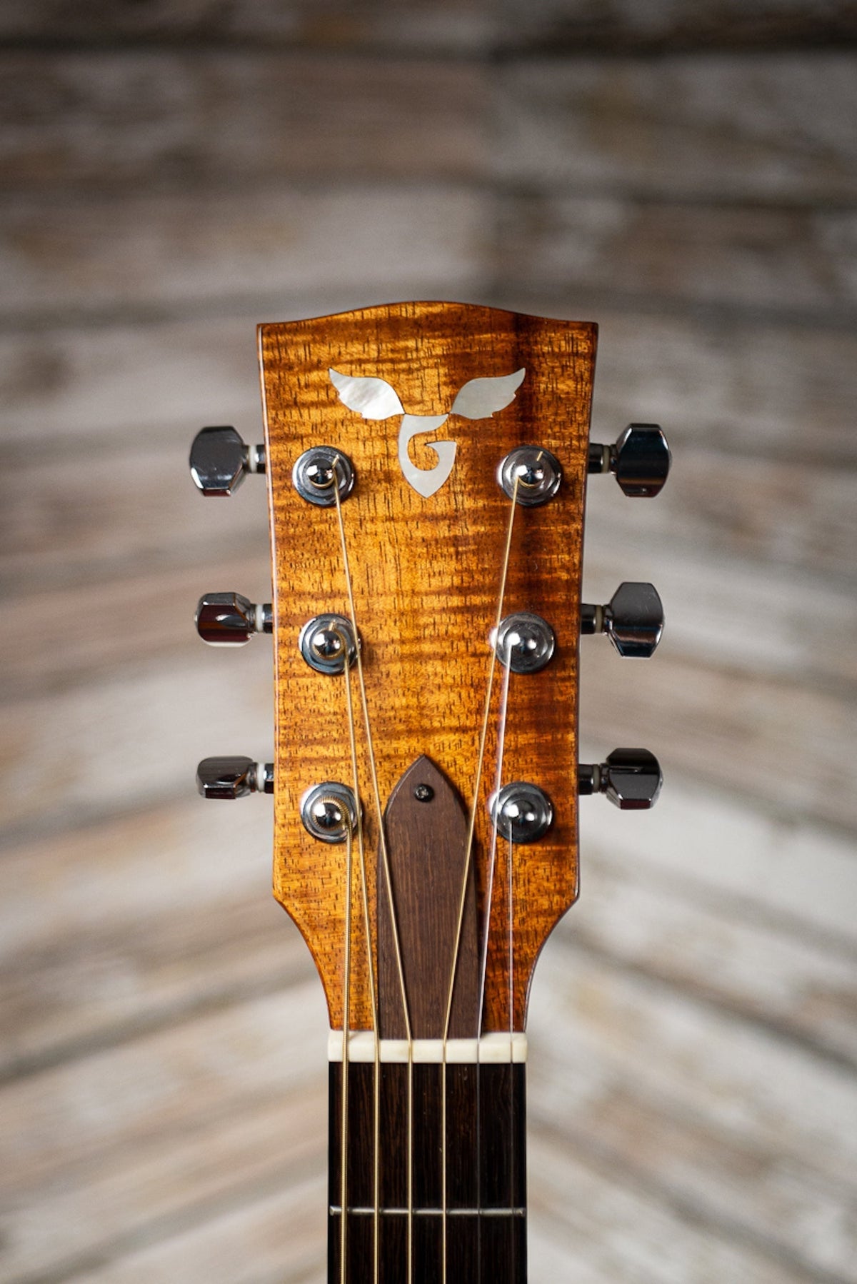 2001 Goodall Aloha Koa Concert Jumbo Acoustic Guitar - Natural