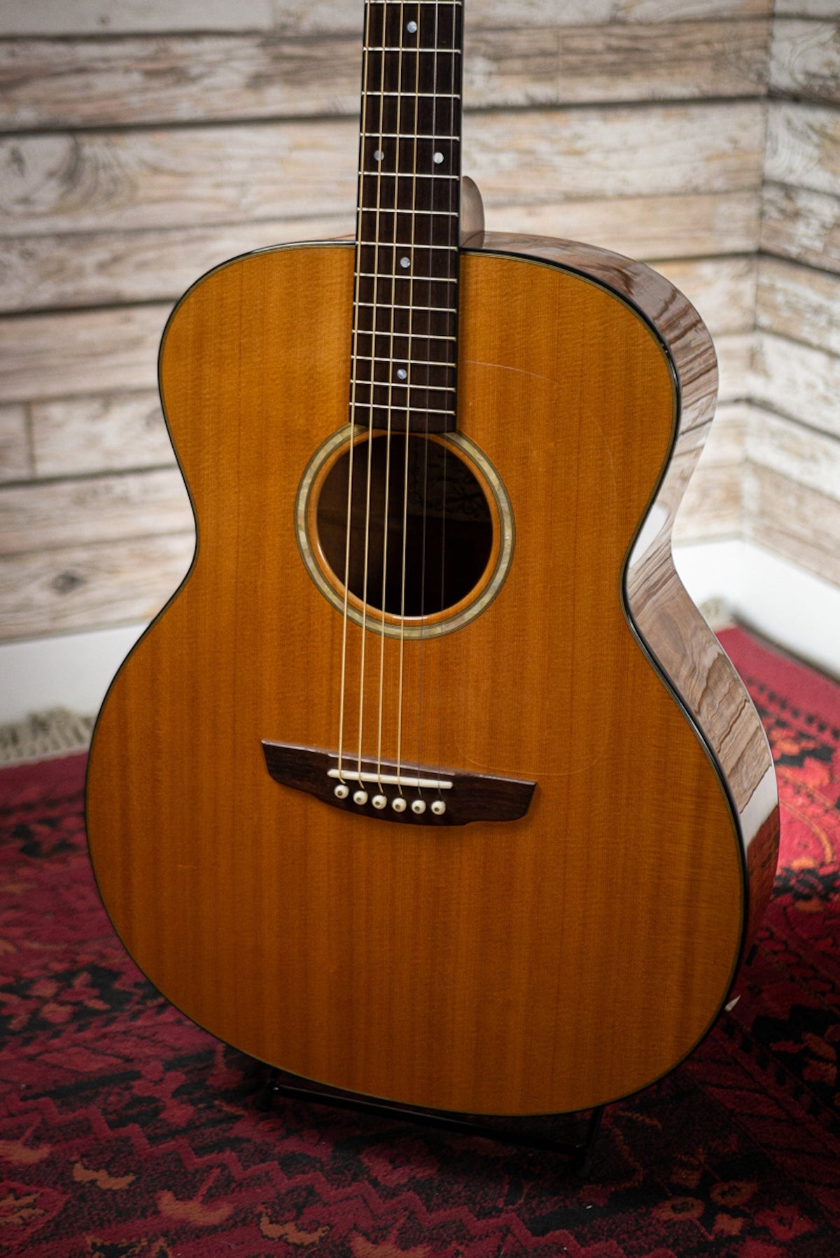 2001 Goodall Aloha Koa Concert Jumbo Acoustic Guitar - Natural